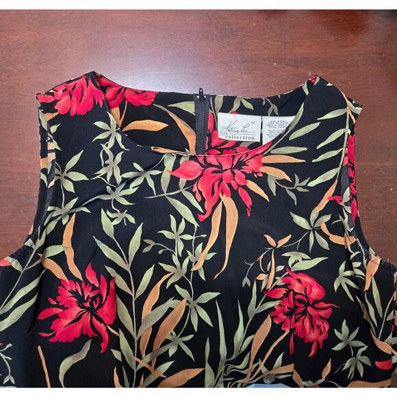 Kathie Lee Collection Womens Career Casual Sleeveless Floral Maxi Dress Sz S 4/6 - Picture 2 of 8